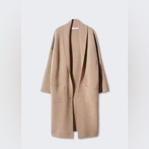 Mango Oversized Knitted Coat Coatigan